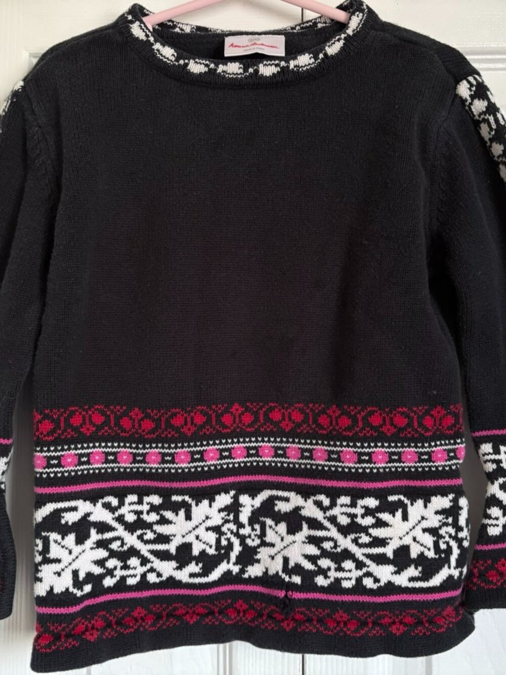 Hanna Andersson Fair Isle Knit Sweater 4T